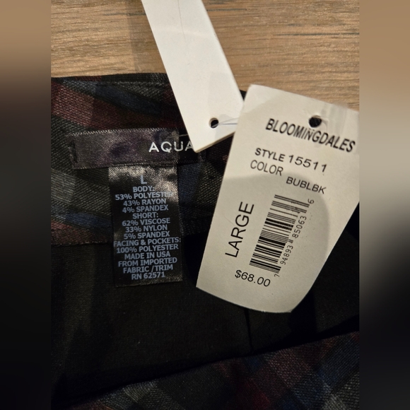 Y2K style Aqua skirt with shorts - size L skort - brand new never worn - Picture 8 of 8